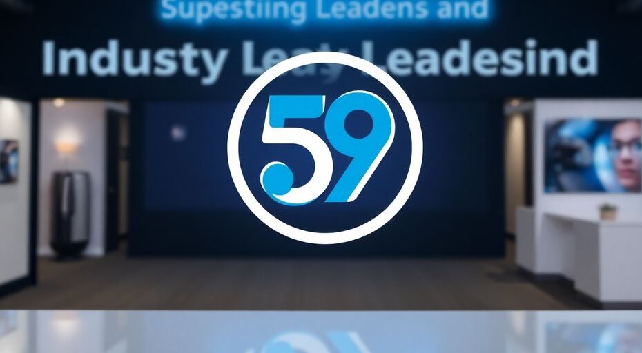Five9 logo with industry award recognition.