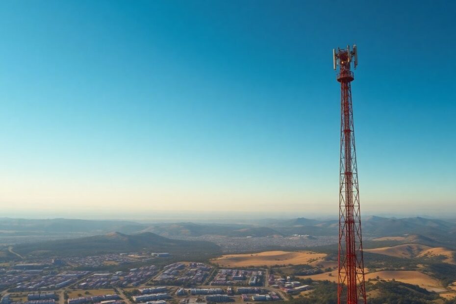 T-Mobile cell towers connect diverse landscapes nationwide.