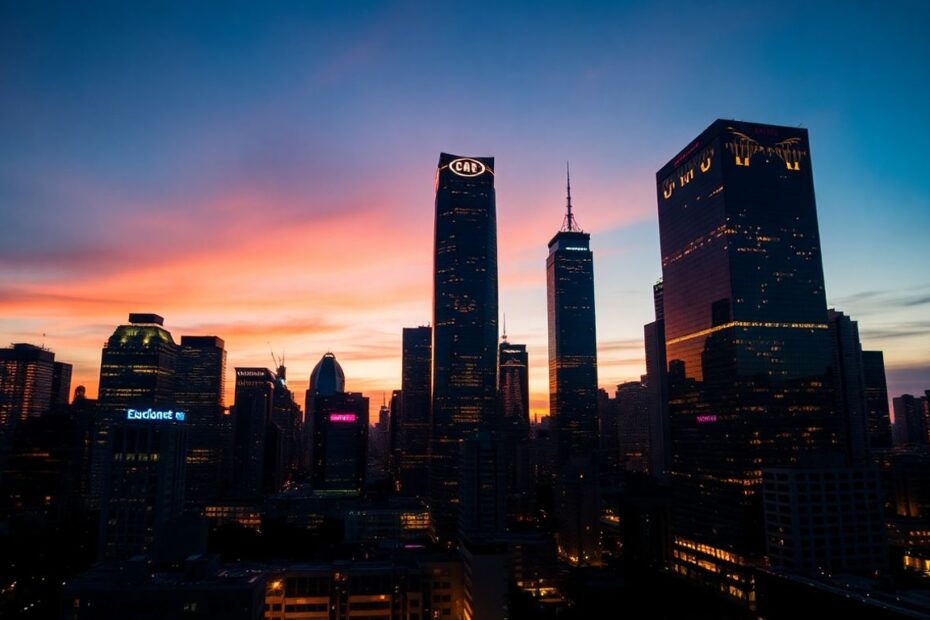 AT&T stock price prediction 2030 cityscape